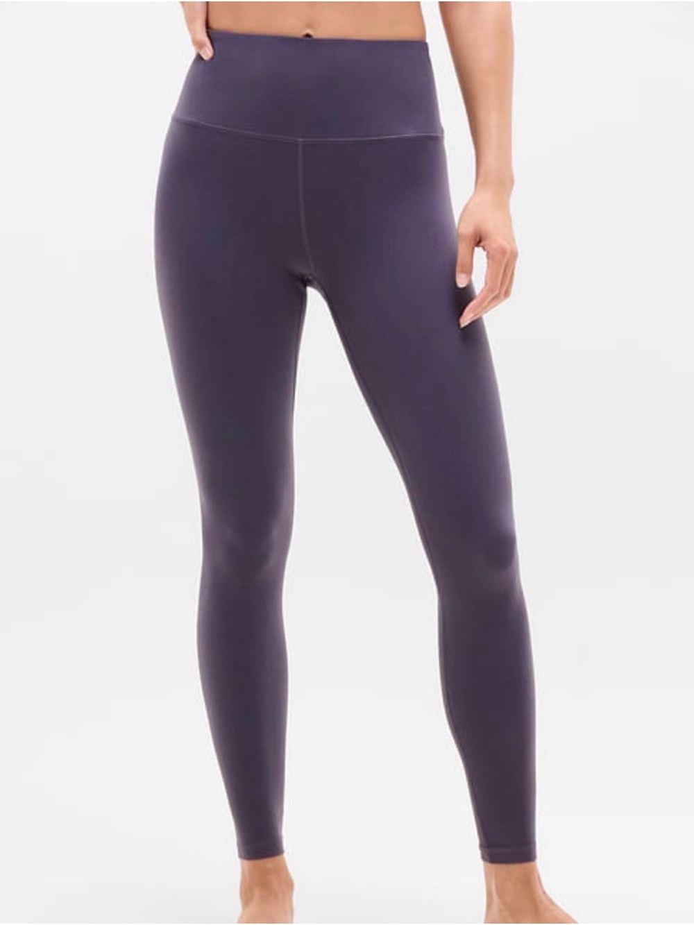 ATHLETA ULTRA HIGH RISE ELATION TIGHT LEGGING - DEEP PURPLE